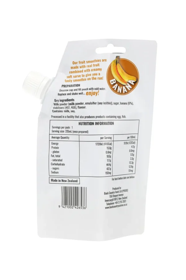 Back Country Cuisine Banana Smoothie —85 G>Macpac Outlet