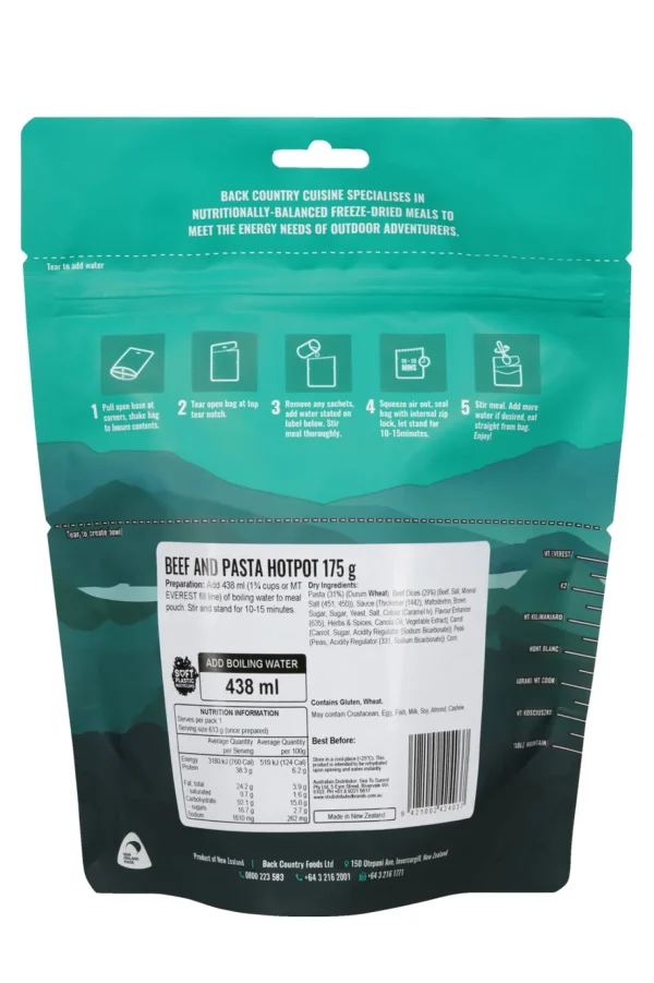 Back Country Cuisine Beef And Pasta Hotpot —175 G>Macpac Cheap