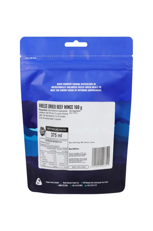 Back Country Cuisine Freeze Dried Beef Mince —160 G>Macpac Sale