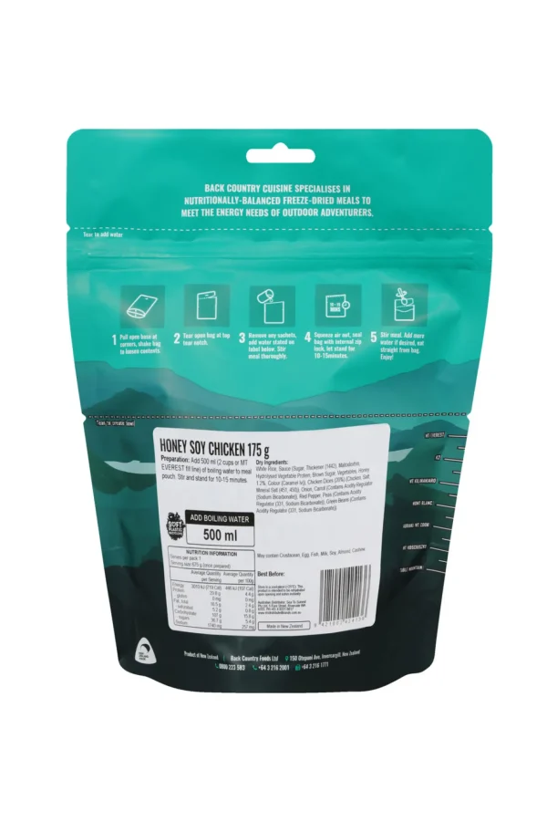 Back Country Cuisine Honey Soy Chicken —175 G>Macpac New