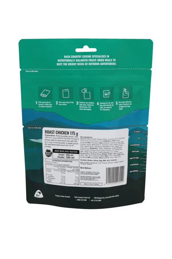 Back Country Cuisine Roast Chicken —175 G>Macpac Cheap