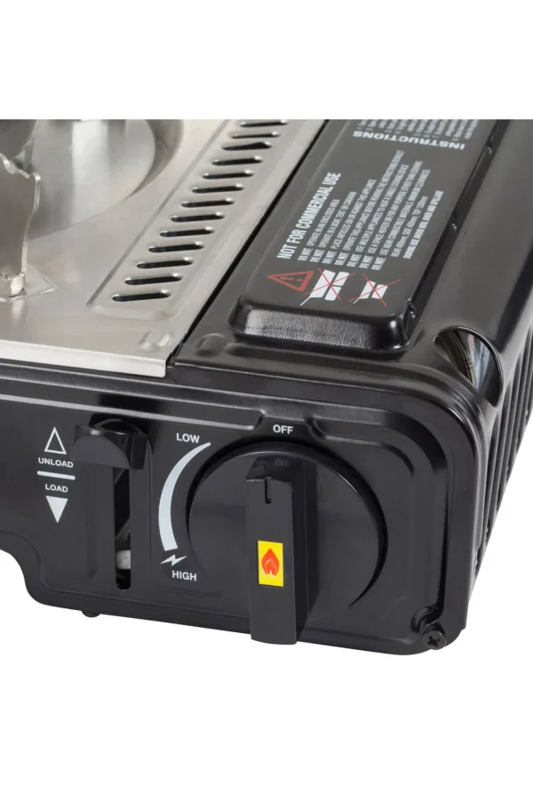 Gasmate Travelmate Ii Ss Twin Butane Stove With Hotplate>Macpac Sale