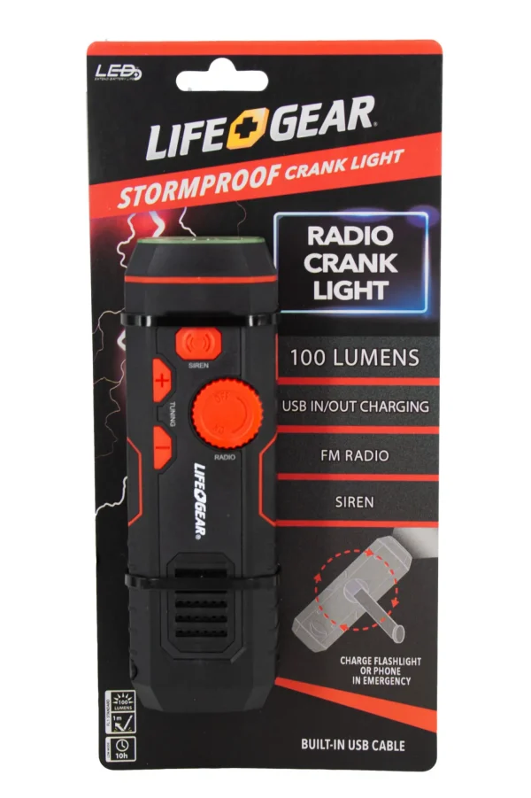 Life+Gear Stormproof Crank Light>Macpac Fashion