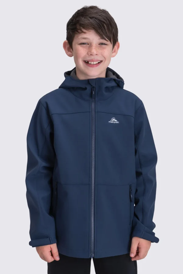 Kids' Sabre Hooded Softshell Jacket>Macpac Best Sale