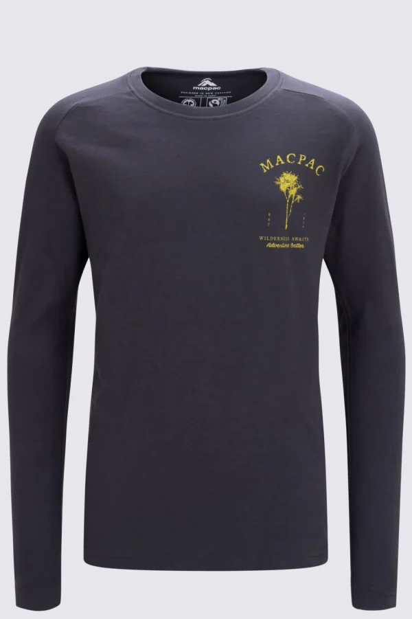 Kids' Trees Graphic Long Sleeve T-Shirt>Macpac Fashion