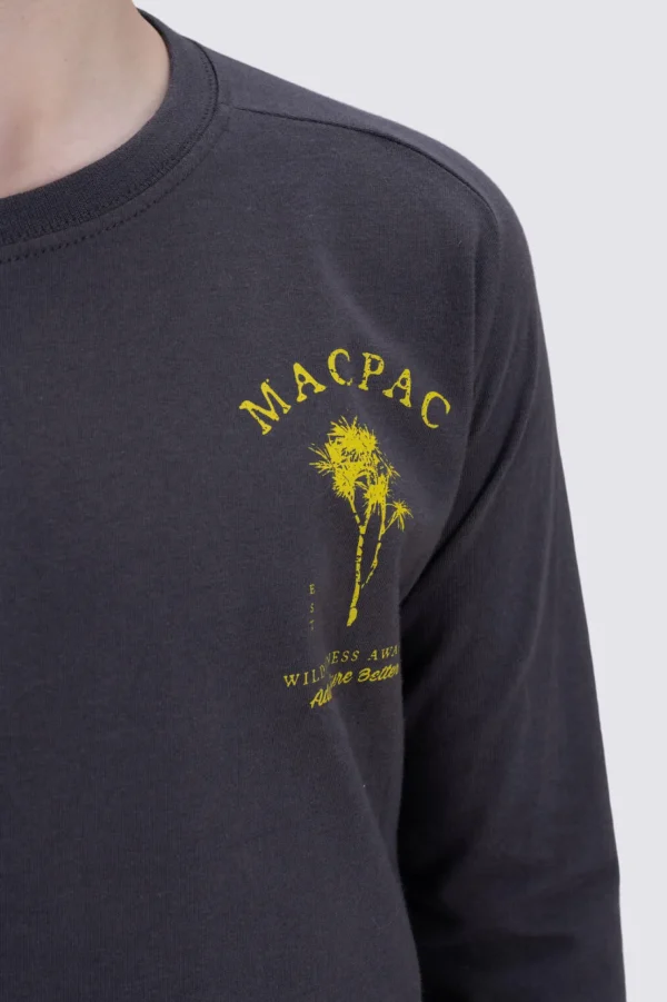 Kids' Trees Graphic Long Sleeve T-Shirt>Macpac Fashion