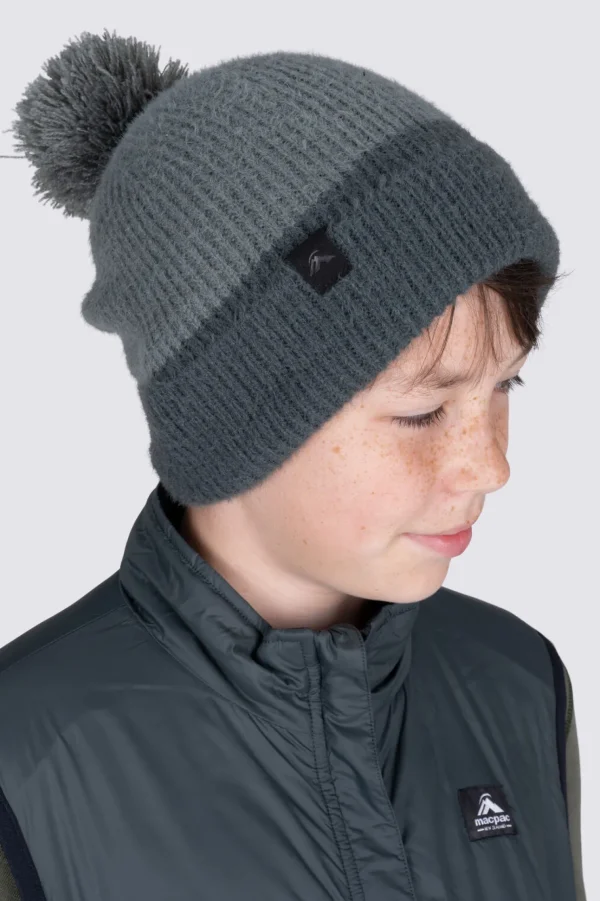 Kids' Two-Tone Pom Pom Beanie>Macpac Cheap