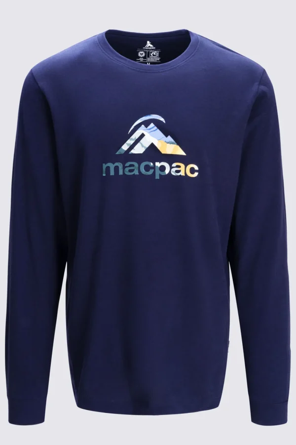 Men'S Logo Long Sleeve T-Shirt>Macpac Best Sale
