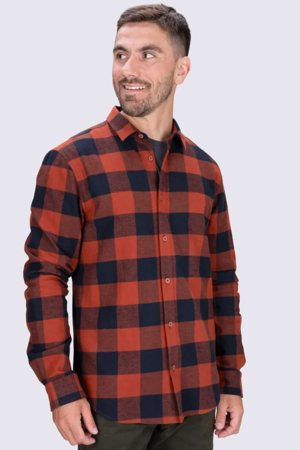 Men'S Sutherland Slim Flannel Shirt>Macpac Online