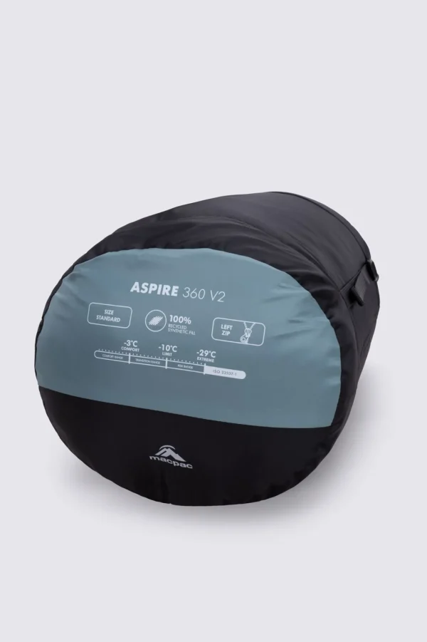 Standard Aspire 360 Synthetic Sleeping Bag (-10°C)>Macpac Clearance