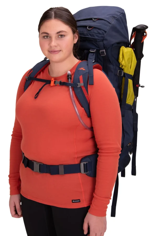 Torlesse Aztec® Front Zip 65L Hiking Backpack>Macpac New