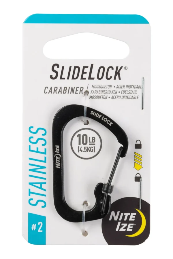 Nite Ize Slidelock Stainless Steel Carabiner #2>Macpac Outlet