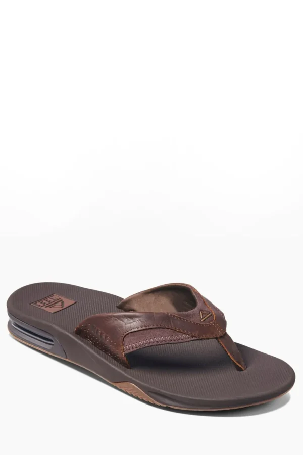Reef® Fanning Leather Men'S Thongs>Macpac Clearance