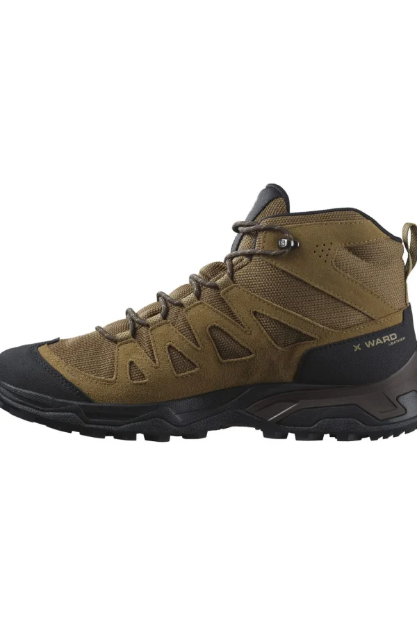 Salomon Men'S X Ward Leather Gtx Mid Hiking Boots>Macpac Flash Sale
