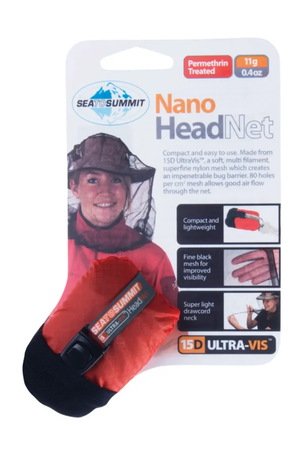 Sea To Summit Nano Permethrin Treated Mosquito Head Net>Macpac Outlet