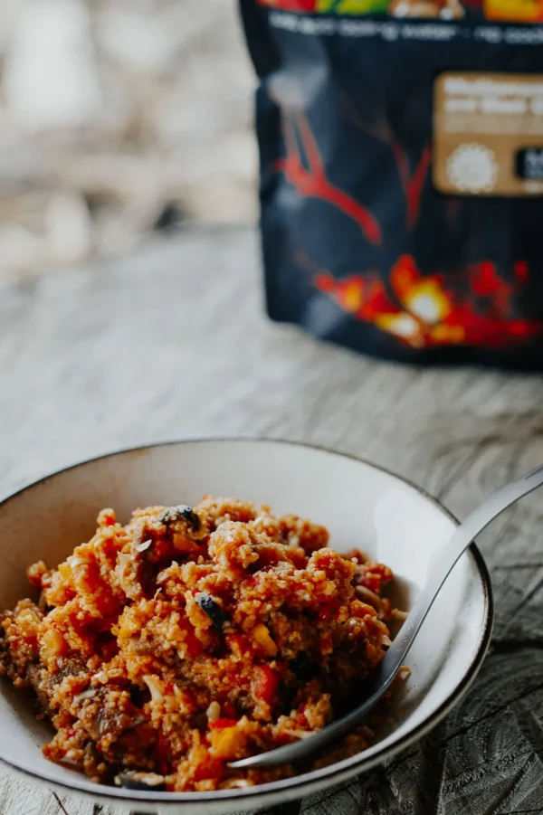 The Outdoor Gourmet Company Mediterranean Lamb And Black Olives —190 G>Macpac Store