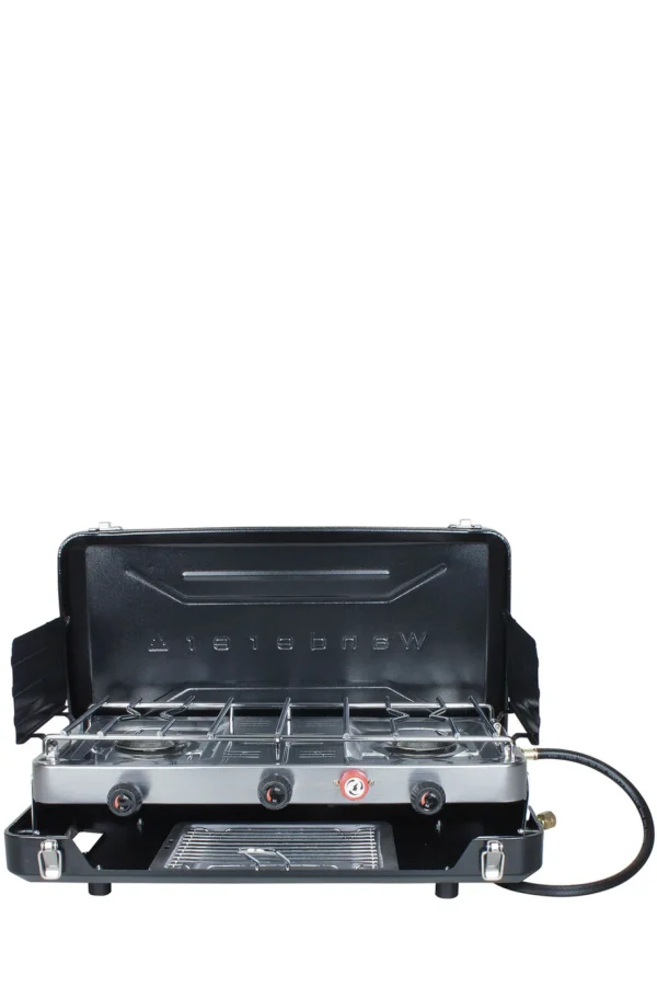 Wanderer 2 Burner Lpg Portable Stove With Grill>Macpac Flash Sale