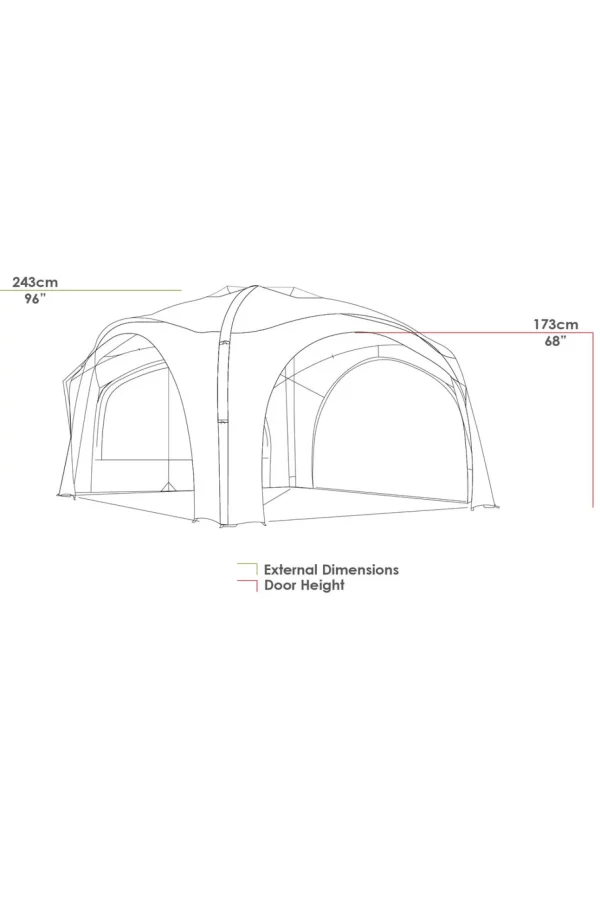 Zempire Aerobase 3 Gazebo>Macpac Discount