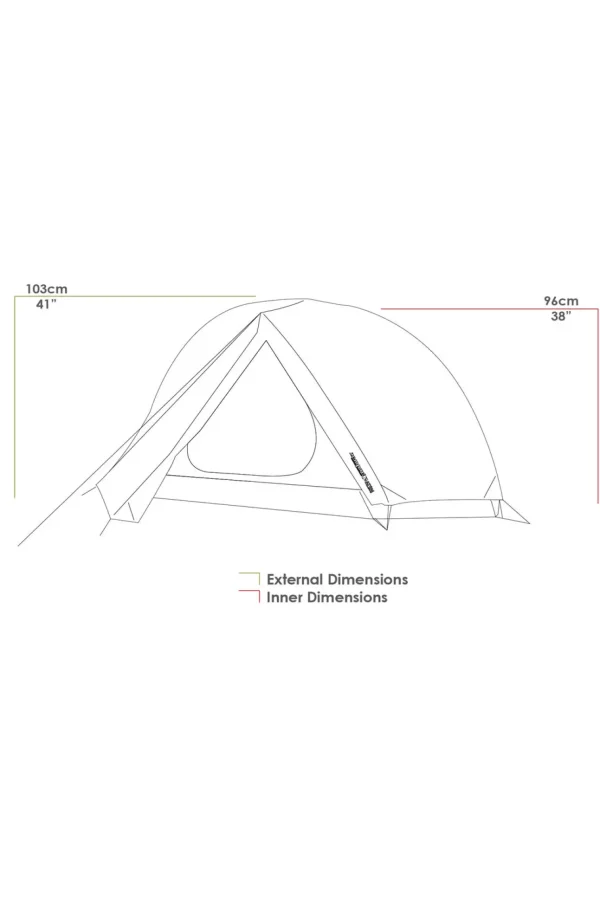 Zempire Atom 1 Person Hiking Tent>Macpac Store