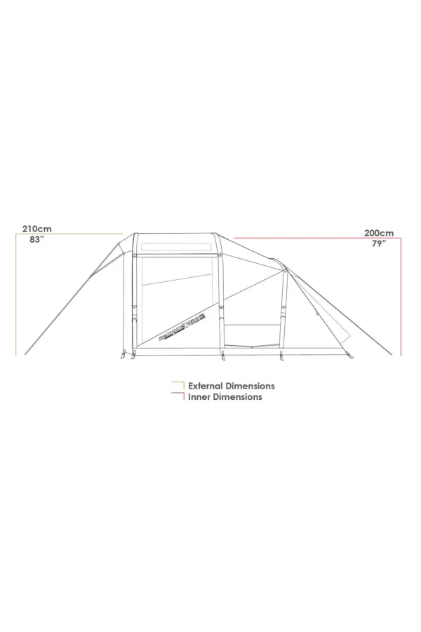 Zempire Evo Ts 4 Person+ Air Tent>Macpac Outlet